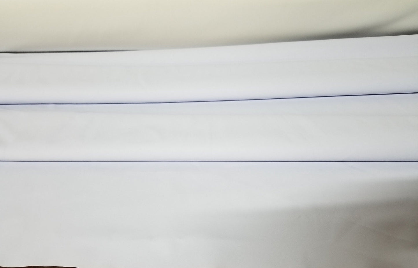 Faux Vinyl Leather White 2 Way Stretch Vinyl Clothing Fabric , Snow White Faux