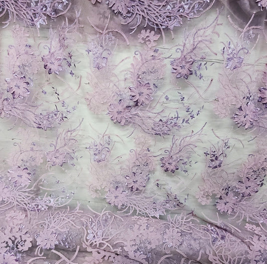 3d flower bridal lace  embroidery lace fabric  lace fabrics, 54" wide