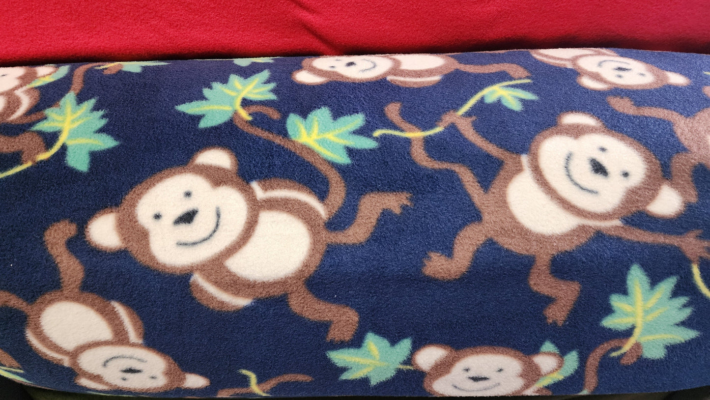 Fleece Fabric Monkey , print Fleece Polar print Fleece Polar By The Yard 60" Wide