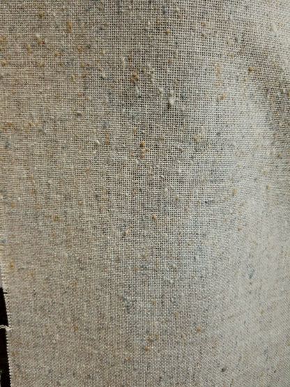 Upholstery linen/polyester fabric, color natural/oatmeal color,  60" wide, sold by yard