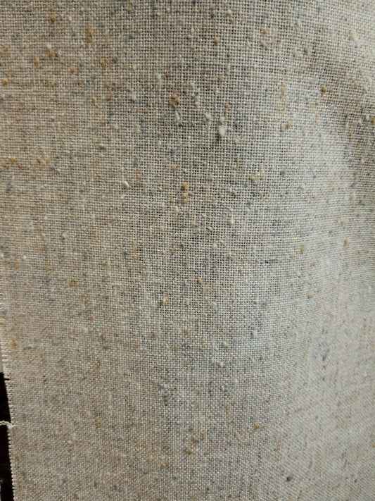 Upholstery linen/polyester fabric, color natural/oatmeal color,  60" wide, sold by yard