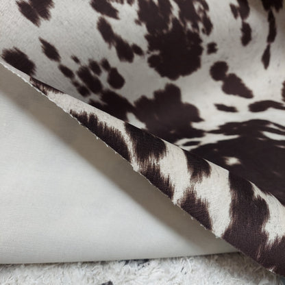 ad cow Print 58 inches fabric Cotton Velvet Upholstery Fabric Per Yard