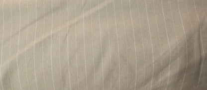 Stripe Twill Denim, color Taupe, color Taupe, 46" wide, sold by yard