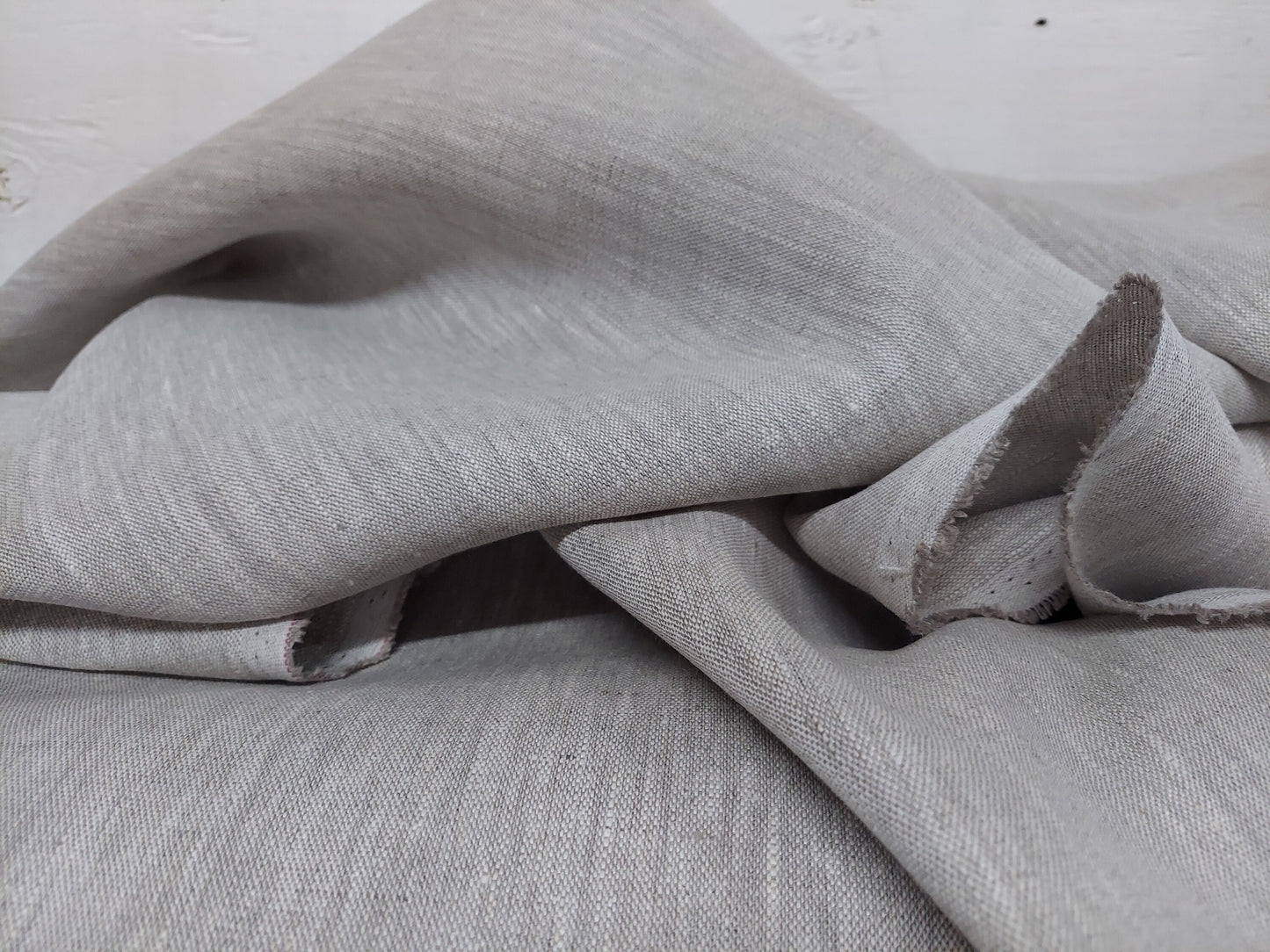 vintage linen 100% fabric Mix Natural "58" inches wide sold by yard