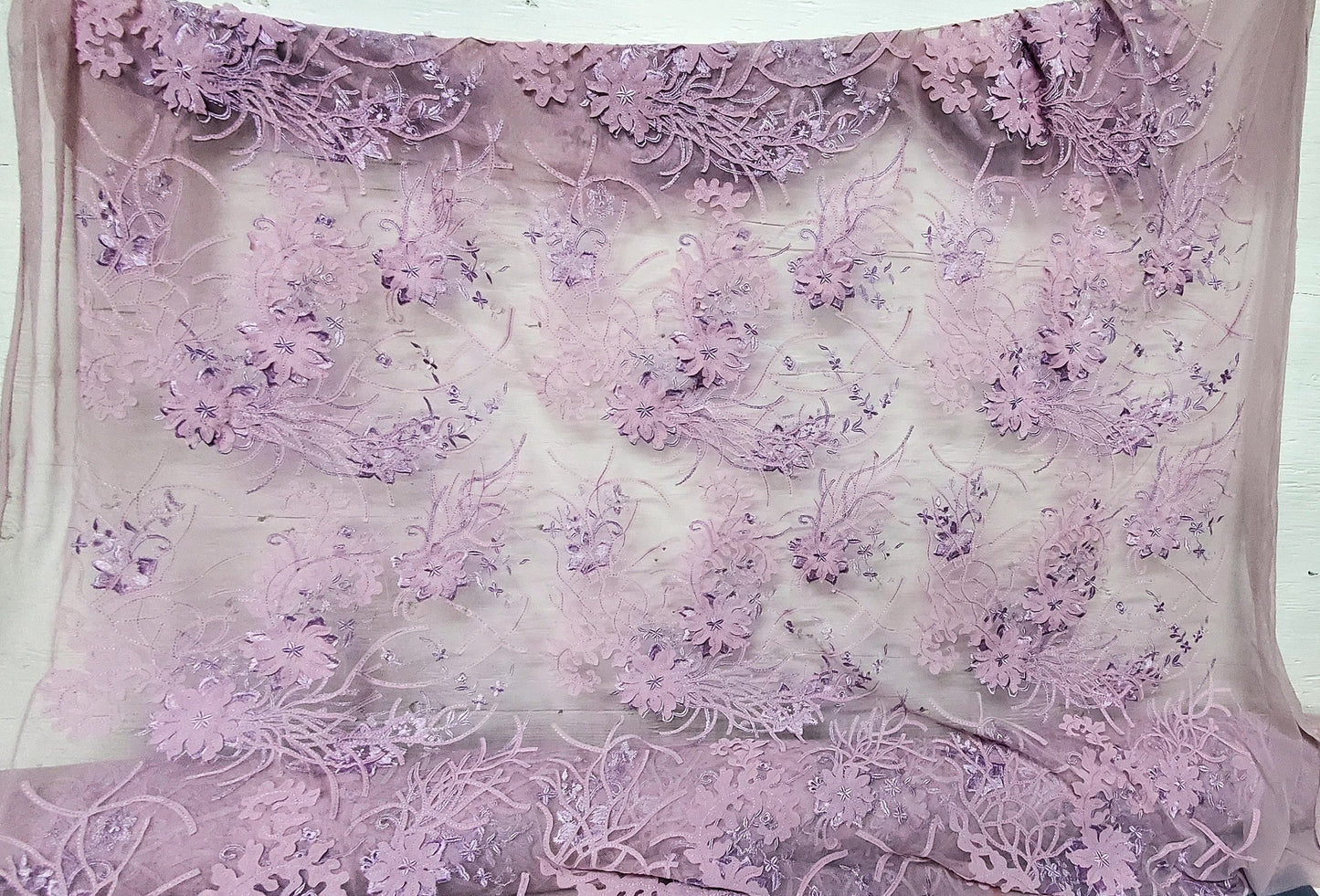 3d flower bridal lace  embroidery lace fabric  lace fabrics, 54" wide