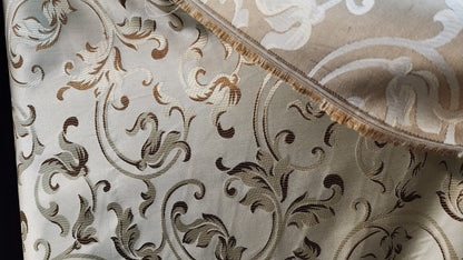 Damask Jacquard Brocade, victorya Classic Fabric 58" Wide, Color Dawn, Sold by Yard