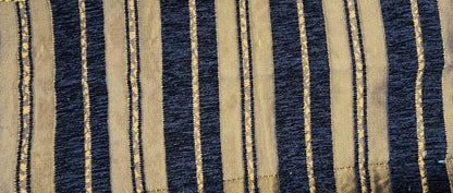 Chenille BAROQUE UPHOLSTERY Fabric Jacquard striped  58" wide , sold by yard in continuous yards