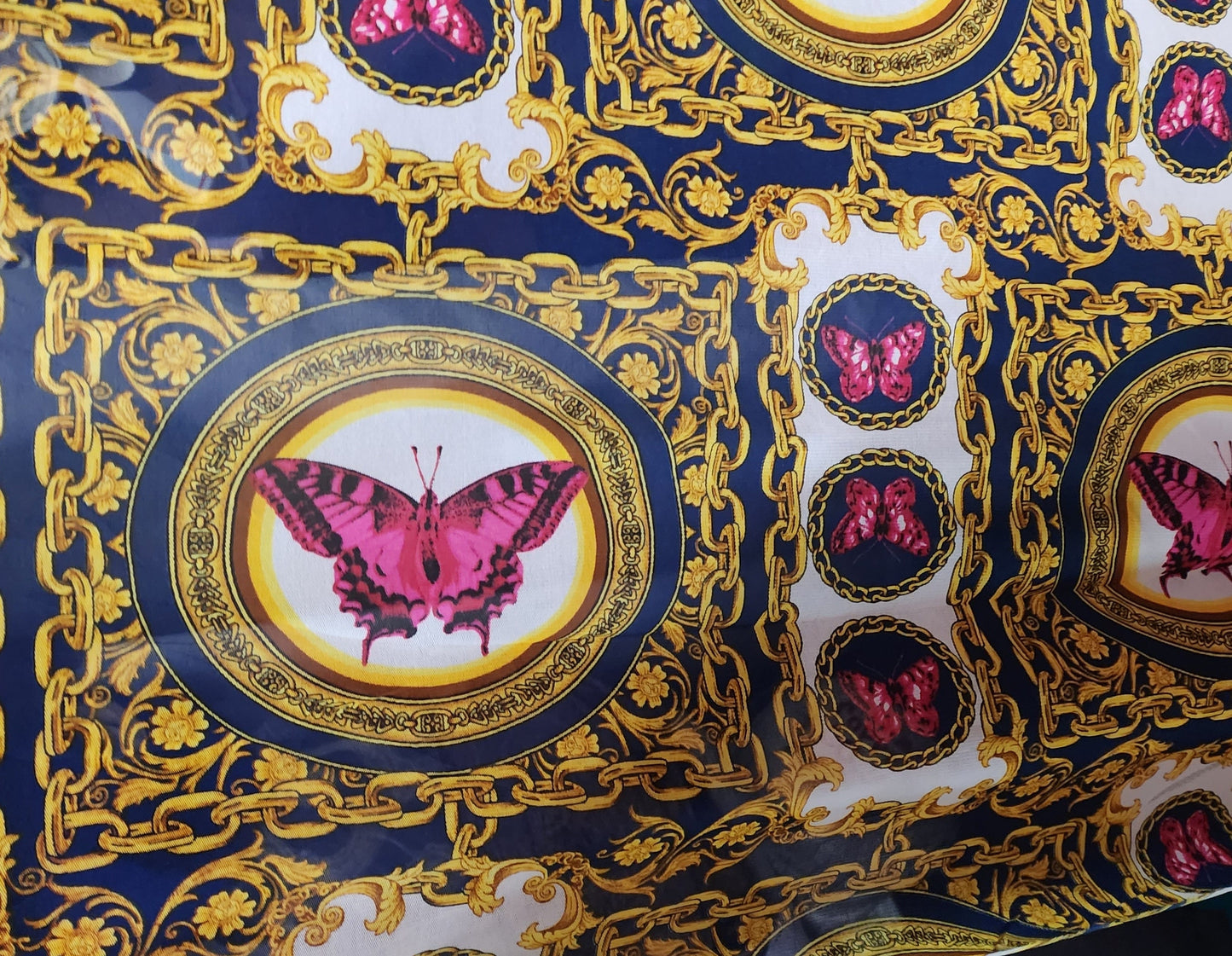 ad Power Mesh New Exotic butterfly design print on 4-way stretch mesh 58” Sold by the yard
