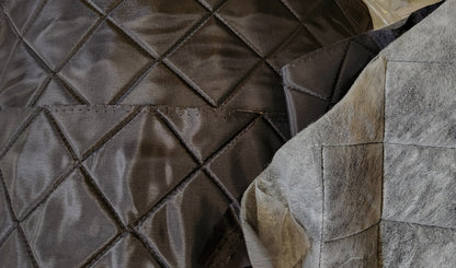 Quilted fabric, Polyester Quilted Padded Lining Fabric Black, 3",  sold by yard, 60" wide