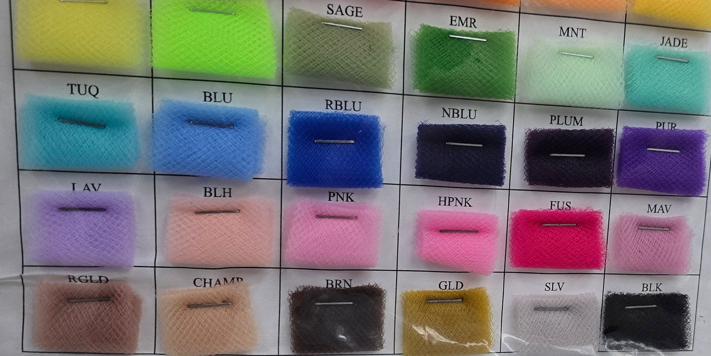 Tulle Net 54 Inch Premium Tulle Fabric Bolt