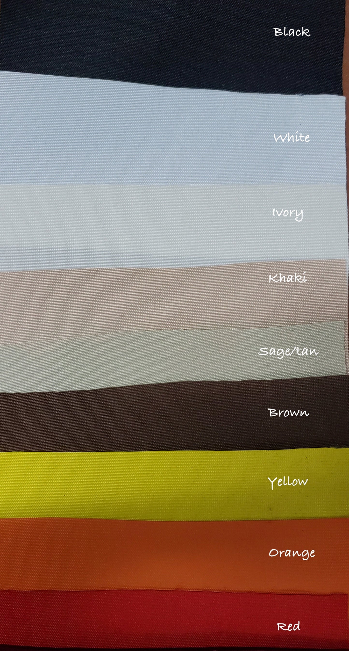 Waterproof Canvas Indoor/Outdoor Fabric  Waterproof Solid Fabric - 60" wide - Anti-UV  - Sold by the Yard