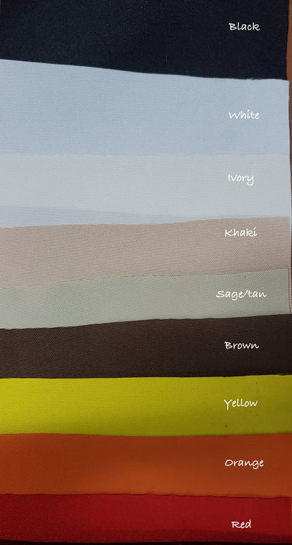 Waterproof Canvas Indoor/Outdoor Fabric  Waterproof Solid Fabric - 60" wide - Anti-UV  - Sold by the Yard