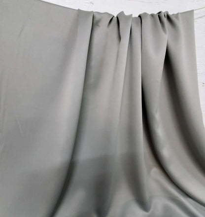 Blackout Drapery Fabric Titanium color, 3 pass blackout fabric, block out 99%