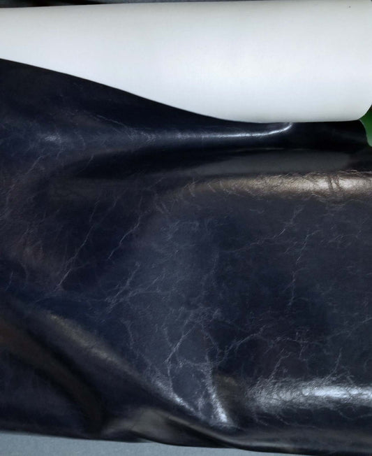 Vinyl Fabric,  Distressed Leather Look Upholstery Grade Recycled Leather (Bonded Leather), 54" wide