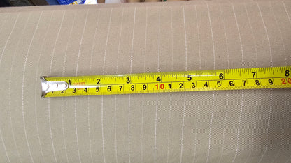 Stripe Twill Denim, color Taupe, color Taupe, 46" wide, sold by yard