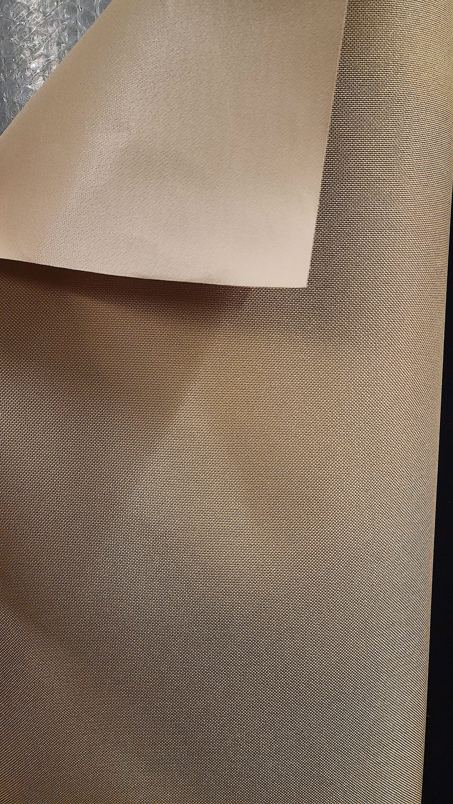 Waterproof Canvas Tan color, Fabric by the Yard