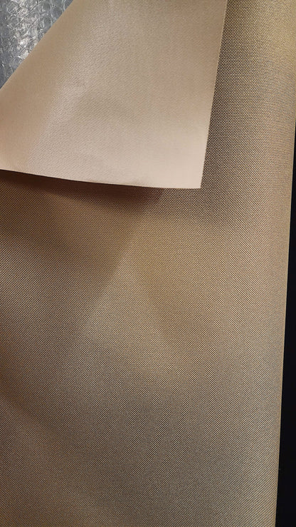 Waterproof Canvas Tan color, Fabric by the Yard