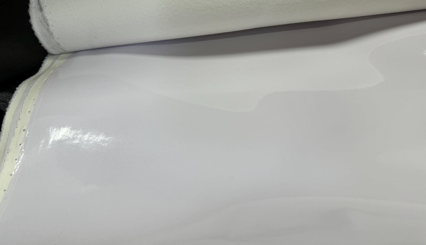 Patent Leather Vinyl Fabric - by The Yard