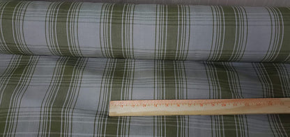Selvedge Denim Plaid, Multicolor, 42" Wide, Sold by Yard