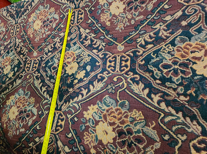 Vintage Heavy Medallion Chenille Tapestry Upholstery Fabric high quality tapestry sold by yard 54 inches wide