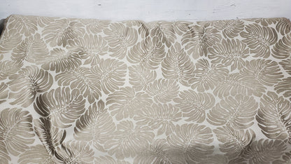 Upholstery Fabric, leaves design, abstract design, beige color, 54" wide,  sold by yard