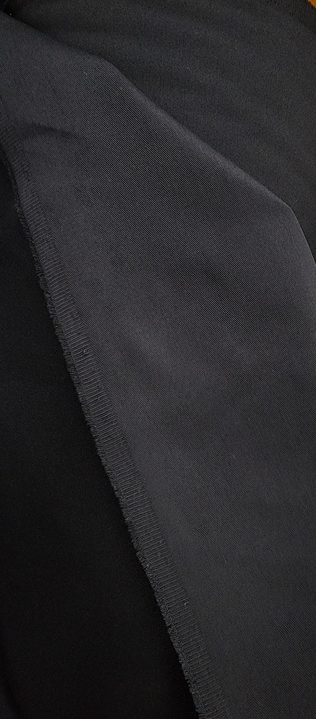 Twill Fabric, Black color,  Twill Fabric by the yard 8 oz 100% Cotton 58 in width , sold by yard in continuous yards.