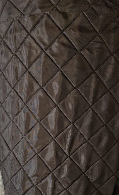 Quilted fabric, Polyester Quilted Padded Lining Fabric Black, 3",  sold by yard, 60" wide