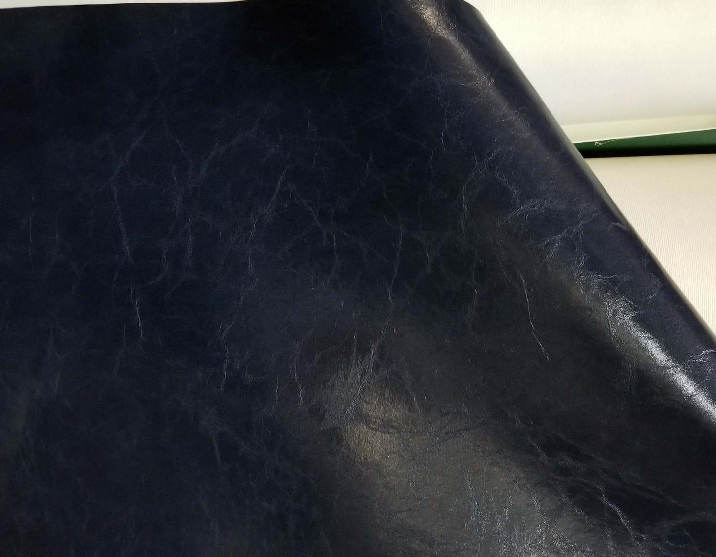 Vinyl Fabric,  Distressed Leather Look Upholstery Grade Recycled Leather (Bonded Leather), 54" wide