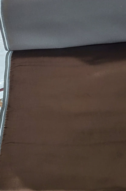 JB Martin 100% Cotton Velvet Upholstery Fabric by The Yard Color Chocolate, 54" wide.