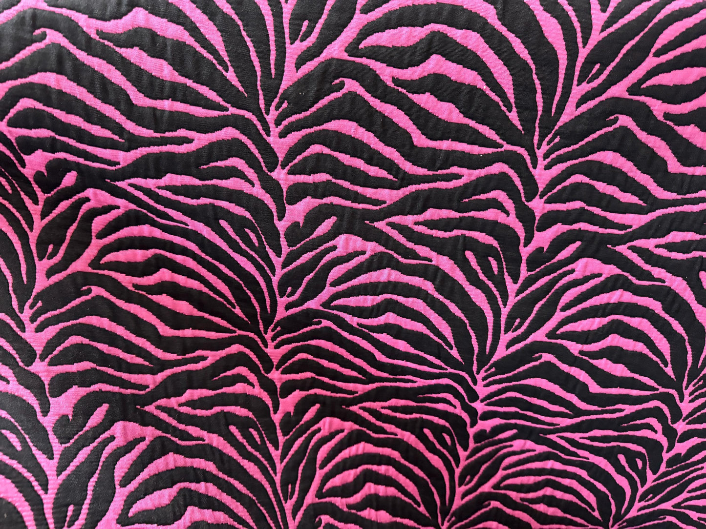 ZEBRA Cut Chenille Upholstery Fabric, Zebra Design Upholstery-Hand Bag Fabric-Zebra