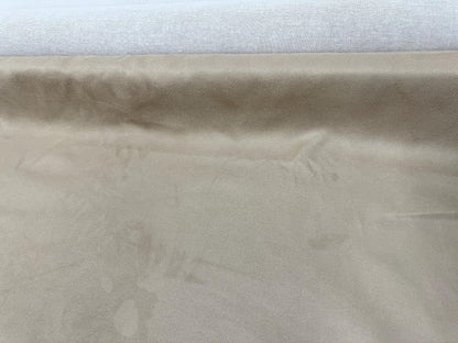 AD Fabric, Suede Microsuede Upholstery, OYSTER  Color, Microsuede Fabric w/Backing - by The Yard - 58" Sold by The Yard