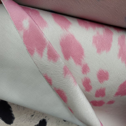 ad cow Print 58 inches fabric Cotton Velvet Upholstery Fabric Per Yard