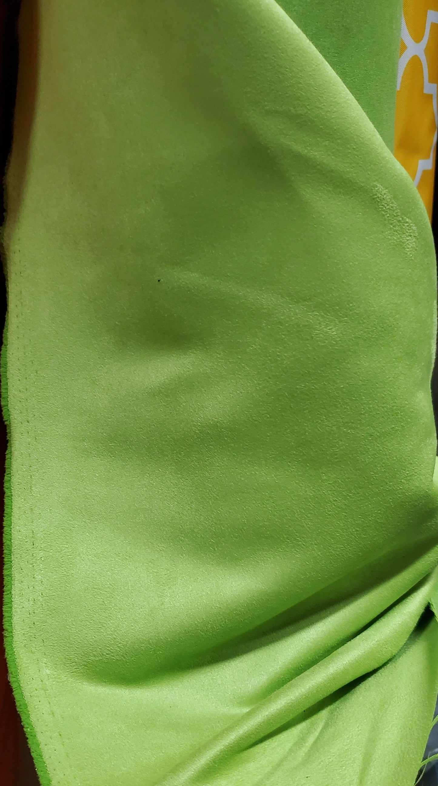 Suede Upholstery Fabric 58" Width Sold By The Yard ,Suede ,Microsuede premium fabric, color  Lime