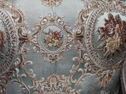 Vintage Medallion Chenille Tapestry Upholstery Fabric high quality tapestry sold by yard 58 inches wide