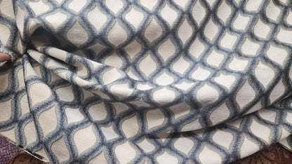 chenille Kravet Geometric Upholstery Fabric, 54 inches Wide, Sold by The Yard