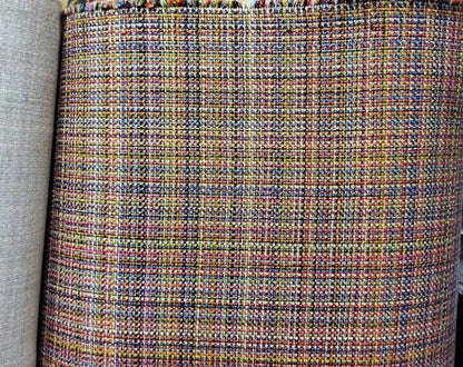 100% Polyester upholstery sewing Fabric,Fairyland pattern Designer Textured Chenille multi color, 54" wide, sold by yard in continuou yards