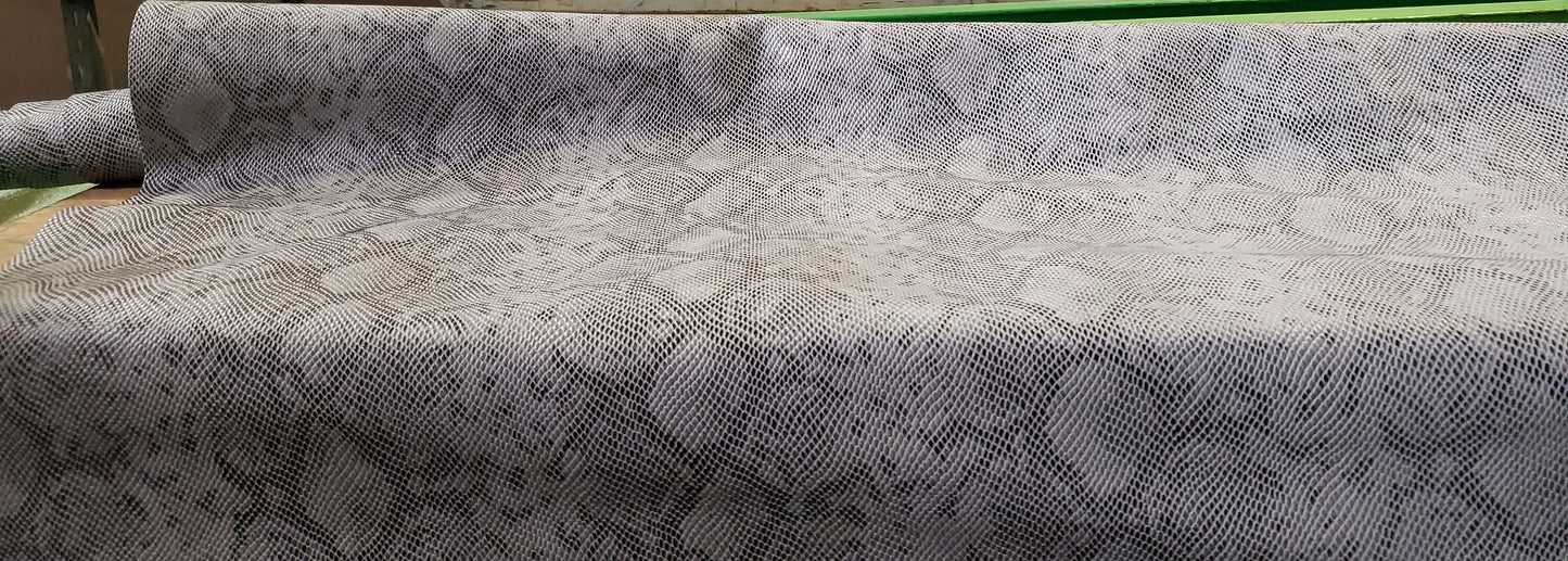 Vinyl King Cobra Snake  Vinyl Animal Skin Fabric Sold By The Yard 54" wide