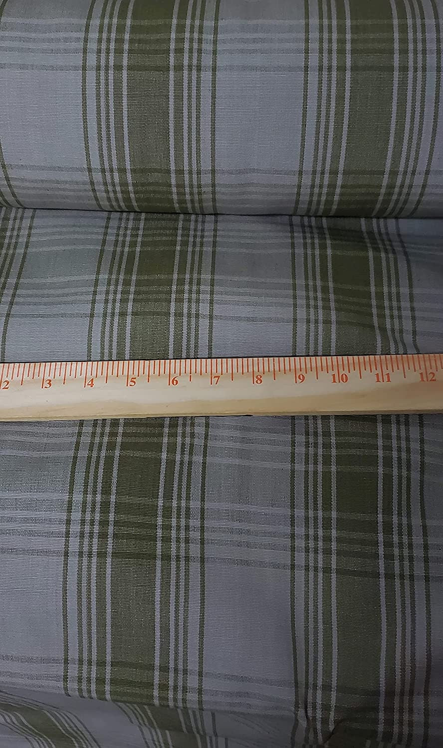 Selvedge Denim Plaid, Multicolor, 42" Wide, Sold by Yard