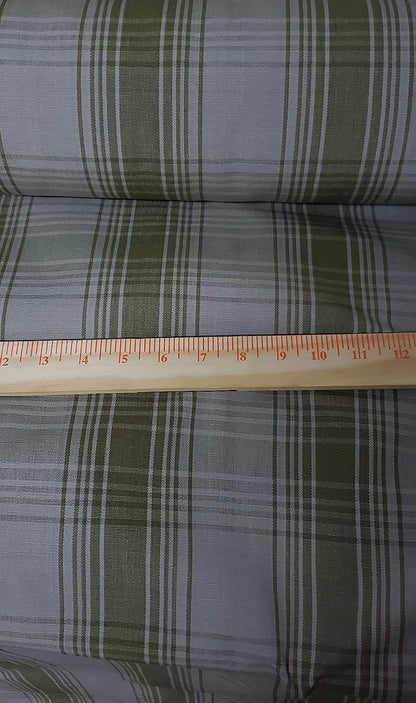 Selvedge Denim Plaid, Multicolor, 42" Wide, Sold by Yard