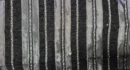 Chenille BAROQUE UPHOLSTERY Fabric Jacquard striped  58" wide , sold by yard in continuous yards