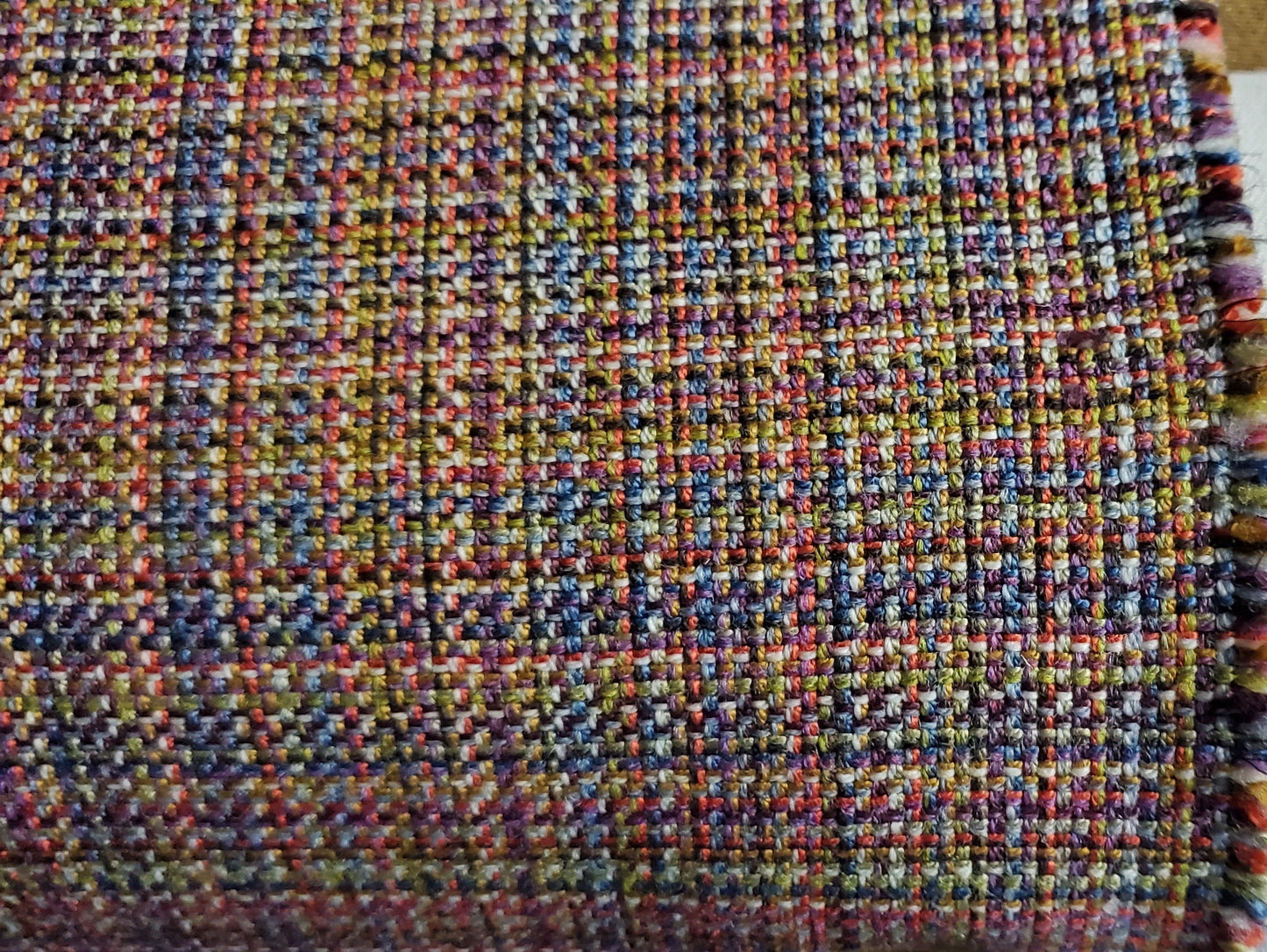 100% Polyester upholstery sewing Fabric,Fairyland pattern Designer Textured Chenille multi color, 54" wide, sold by yard in continuou yards