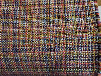 100% Polyester upholstery sewing Fabric,Fairyland pattern Designer Textured Chenille multi color, 54" wide, sold by yard in continuou yards