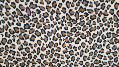 Ad Fabric, Polar Fleece Fabric Prints  Leopard Fleece Fabric. BEIGE / 60" Wide/Sold by The Yard