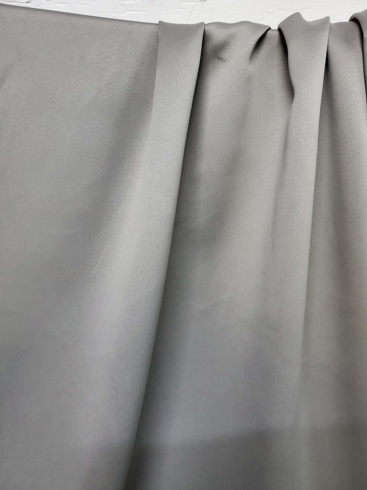 Blackout Drapery Fabric Titanium color, 3 pass blackout fabric, block out 99%