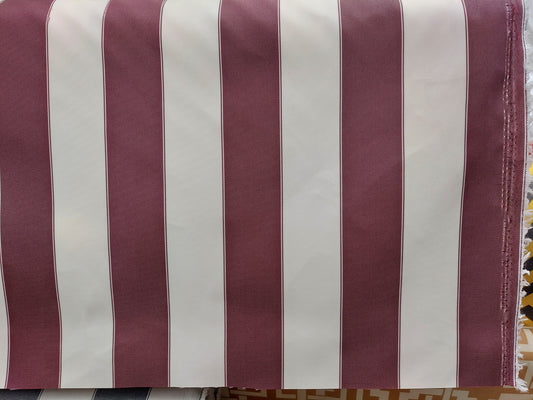 Canvas Waterproof  Indoor/Outdoor Fabric Waterproof striped Fabric 60" wide - Anti-UV - Sold by the Yard