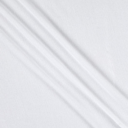 Crinkle Viscose Yoryu Optic White, Fabric by the Yard