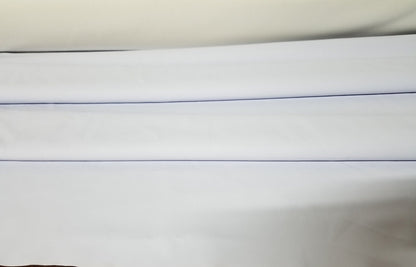 Faux Vinyl Leather White 2 Way Stretch Vinyl Clothing Fabric , Snow White Faux