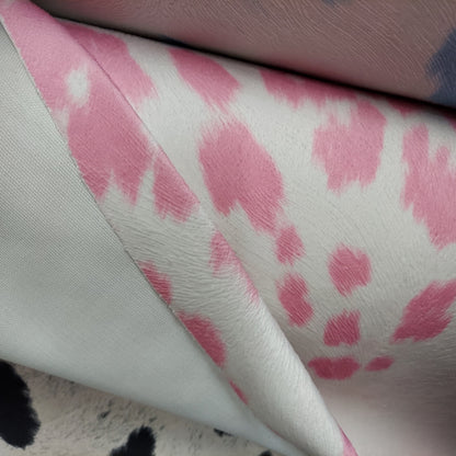 ad cow Print 58 inches fabric Cotton Velvet Upholstery Fabric Per Yard