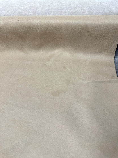 AD Fabric, Suede Microsuede Upholstery, OYSTER  Color, Microsuede Fabric w/Backing - by The Yard - 58" Sold by The Yard