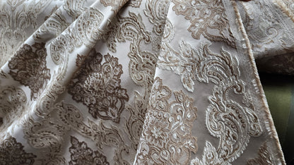 Damask Classic Jacquard Brocade, Fabric 58" Wide, Sold by Yard